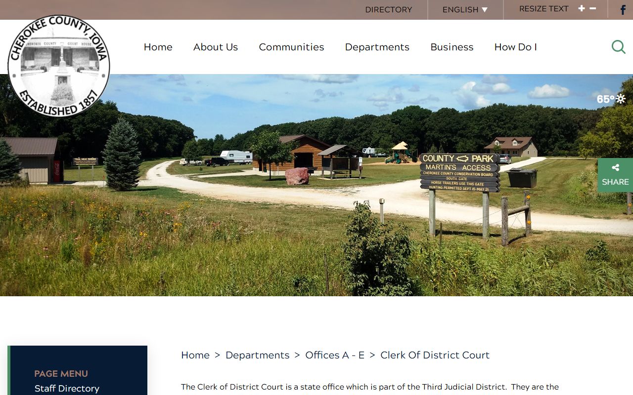Cherokee County court records clerk source after jail arrest